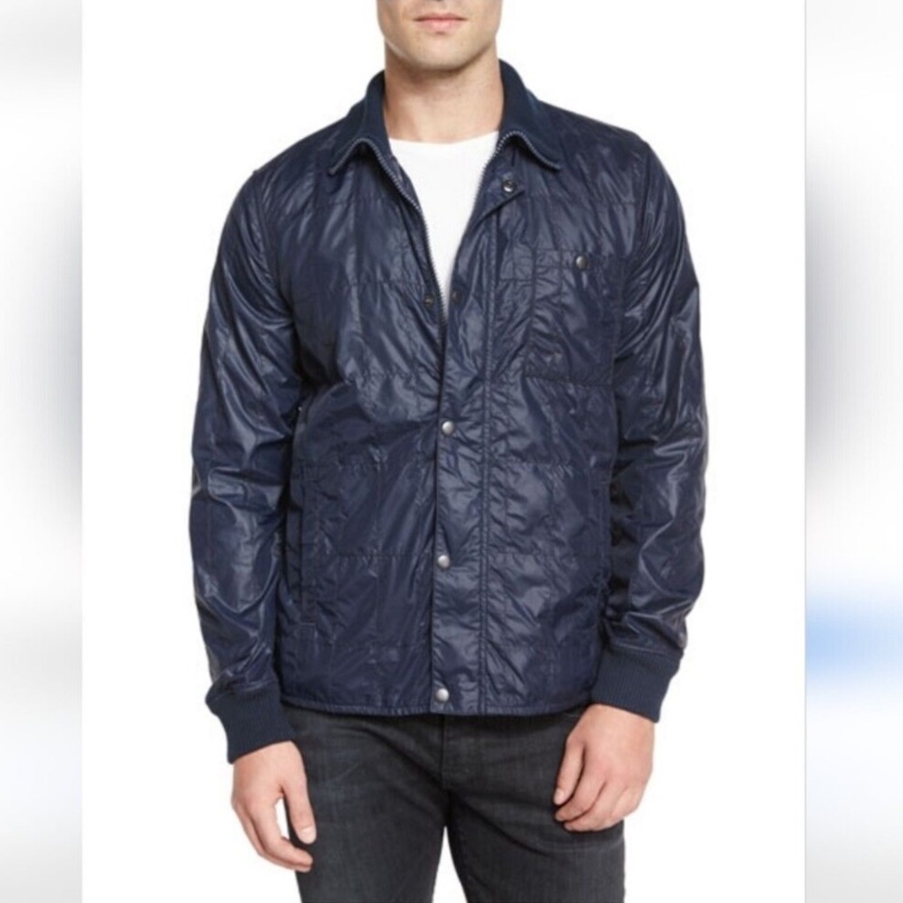 JOHN VARVATOS | Quilted nylon jacket Black sz Small